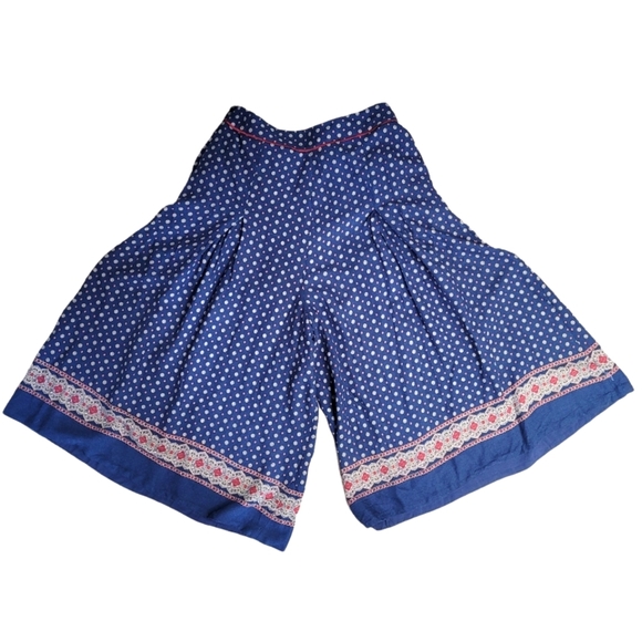 Ark and Co navy blue wide leg shorts size Medium - Picture 2 of 14